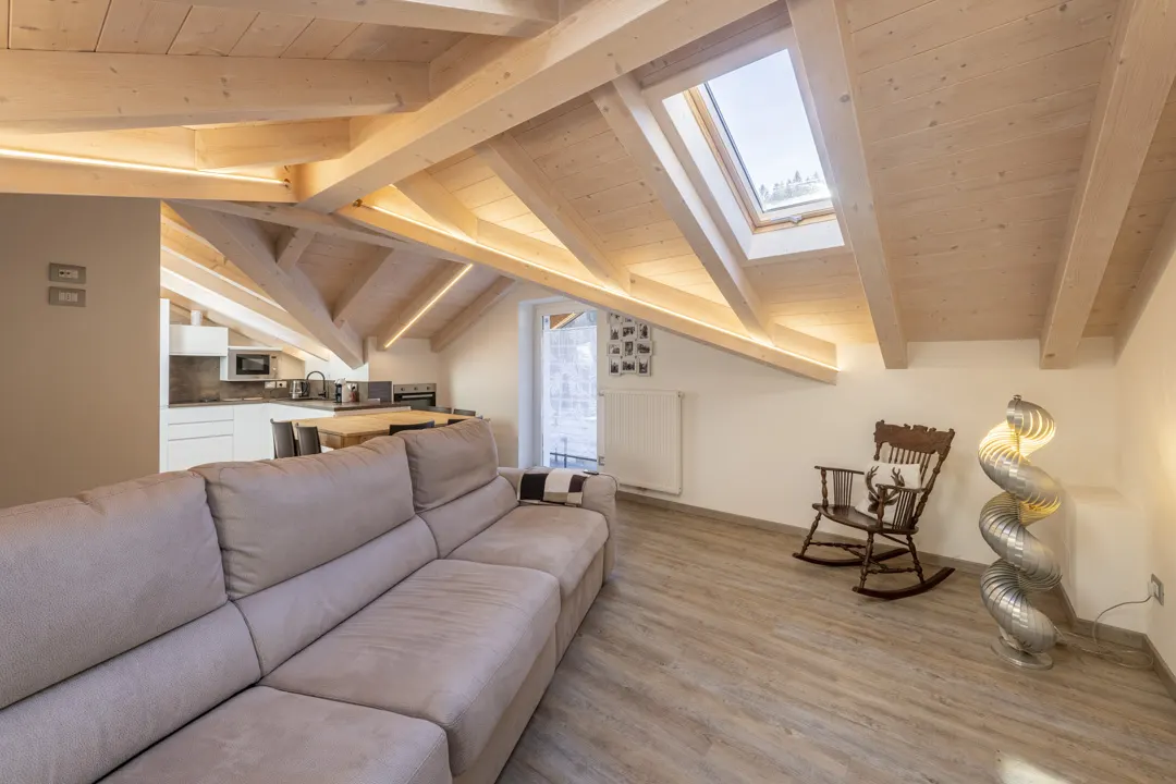 Interni dell’appartamento Sweet Dolomites a Taibon Agordino